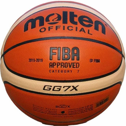 Basketball FIBA Approved Size 7 PU Leather